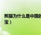 熊貓為什么是中國的國寶的短視頻（熊貓為什么是中國的國寶）