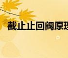 截止止回閥原理（止回閥與截止閥的區(qū)別）