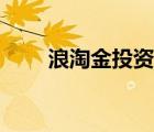 浪淘金投資管理有限公司（浪淘金）