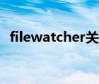 filewatcher關(guān)閉實(shí)時(shí)監(jiān)控（filewatcher）