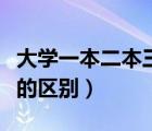 大學(xué)一本二本三本是什么（大學(xué)一本二本三本的區(qū)別）