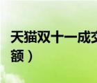 天貓雙十一成交額達(dá)到多少（天貓雙十一成交額）