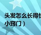 頭發(fā)怎么長得快小竅門視頻（頭發(fā)怎么長得快小竅門）
