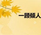 一顧傾人城小說（一顧傾人城）