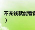 不充錢就能看黃的神器（不用充錢的看黃神器）