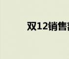 雙12銷售額2019（雙12銷售額）