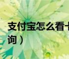支付寶怎么看卡余額查詢（支付寶卡通余額查詢）