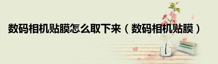 數(shù)碼相機(jī)貼膜怎么取下來（數(shù)碼相機(jī)貼膜）