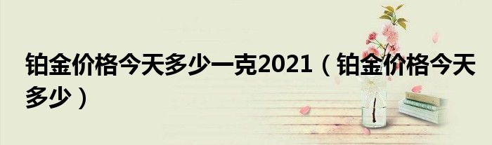 鉑金價(jià)格今天多少一克2021（鉑金價(jià)格今天多少）