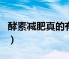 酵素減肥真的有用嗎知乎（酵素減肥有效果嗎）