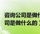 咨詢公司是做什么的日常的工作內(nèi)容（咨詢公司是做什么的）