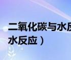 二氧化碳與水反應(yīng)吸熱還是放熱（二氧化碳與水反應(yīng)）