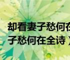 卻看妻子愁何在漫卷詩書喜欲狂翻譯（卻看妻子愁何在全詩）