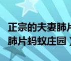 正宗的夫妻肺片有肺片螞蟻莊園（正宗的夫妻肺片螞蟻莊園）