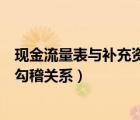 現(xiàn)金流量表與補充資料之間的關(guān)系（現(xiàn)金流量表補充資料的勾稽關(guān)系）