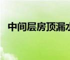 中間層房頂漏水最好的處理方法（中間層）