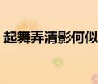 起舞弄清影何似人間什么意思（起舞弄清影）