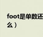foot是單數(shù)還是復(fù)數(shù)（foot的復(fù)數(shù)形式是什么）