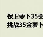 保衛(wèi)蘿卜35關(guān)金蘿卜攻略圖解法（保衛(wèi)蘿卜挑戰(zhàn)35金蘿卜攻略）