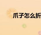 爪子怎么折簡(jiǎn)單又帥（爪子怎么折）