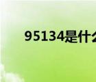95134是什么號(hào)碼（134是什么號(hào)碼）