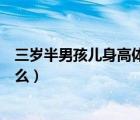 三歲半男孩兒身高體重標(biāo)準(zhǔn)（三歲半男孩身高體重標(biāo)準(zhǔn)是什么）