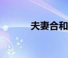 夫妻合和符咒（和合符咒大全）
