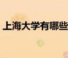 上海大學(xué)有哪些熱門專業(yè)（上海大學(xué)有哪些）