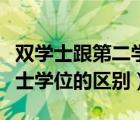 雙學(xué)士跟第二學(xué)士區(qū)別（雙學(xué)士學(xué)位和第二學(xué)士學(xué)位的區(qū)別）