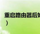 重啟路由器后如何設(shè)置才能上網(wǎng)（重啟路由器）