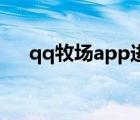qq牧場app進不去（qq牧場登錄頁面）