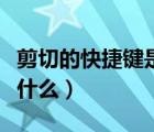 剪切的快捷鍵是什么加什么（剪切的快捷鍵是什么）