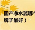 國產(chǎn)凈水器哪個(gè)牌子最好用（國產(chǎn)凈水器哪個(gè)牌子最好）