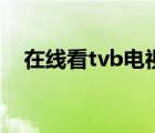 在線看tvb電視?。磘vb電視劇的網(wǎng)站）