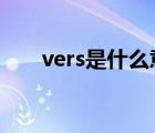 vers是什么意思（verse是什么意思）