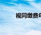 視同繳費(fèi)年限是什么意思（視同）
