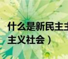 什么是新民主主義社會小視頻（什么是新民主主義社會）