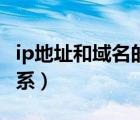 ip地址和域名的關(guān)系圖解（ip地址和域名的關(guān)系）