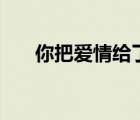 你把愛情給了誰dj（你把愛情給了誰）
