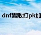 dnf男散打pk加點最新（dnf男散打pk加點）