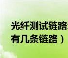 光纖測試鏈路怎么計算（光纖測試 怎么計算有幾條鏈路）