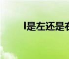 l是左還是右的意思（l是左還是右）