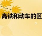高鐵和動(dòng)車的區(qū)別圖片（高鐵動(dòng)車什么區(qū)別）