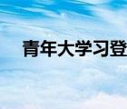青年大學(xué)習(xí)登錄（青年大學(xué)習(xí)怎么登錄）