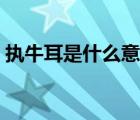執(zhí)牛耳是什么意思成語(yǔ)（執(zhí)牛耳是什么意思）