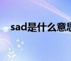 sad是什么意思怎么讀（sad是什么意思）