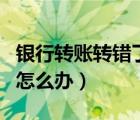 銀行轉(zhuǎn)賬轉(zhuǎn)錯(cuò)了怎么追回（支付寶轉(zhuǎn)賬轉(zhuǎn)錯(cuò)了怎么辦）
