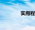 實用程序編寫（實用程序）