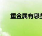 重金屬有哪些怎么讀（重金屬有哪些）