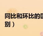同比和環(huán)比的區(qū)別計(jì)算公式（同比和環(huán)比的區(qū)別）